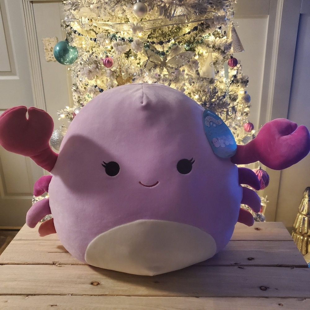 NWT..UK ..CRAB CAILEY 16" SQUISHMALLOW